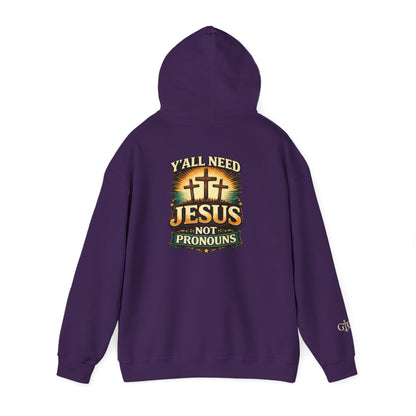 Jesus Not Pronouns Hoodie