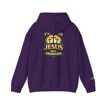 Jesus Not Pronouns Hoodie