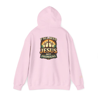 Jesus Not Pronouns Hoodie