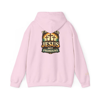 Jesus Not Pronouns Hoodie