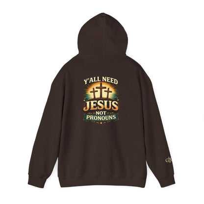 Jesus Not Pronouns Hoodie