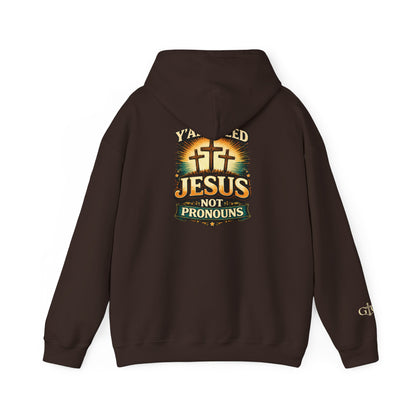 Jesus Not Pronouns Hoodie
