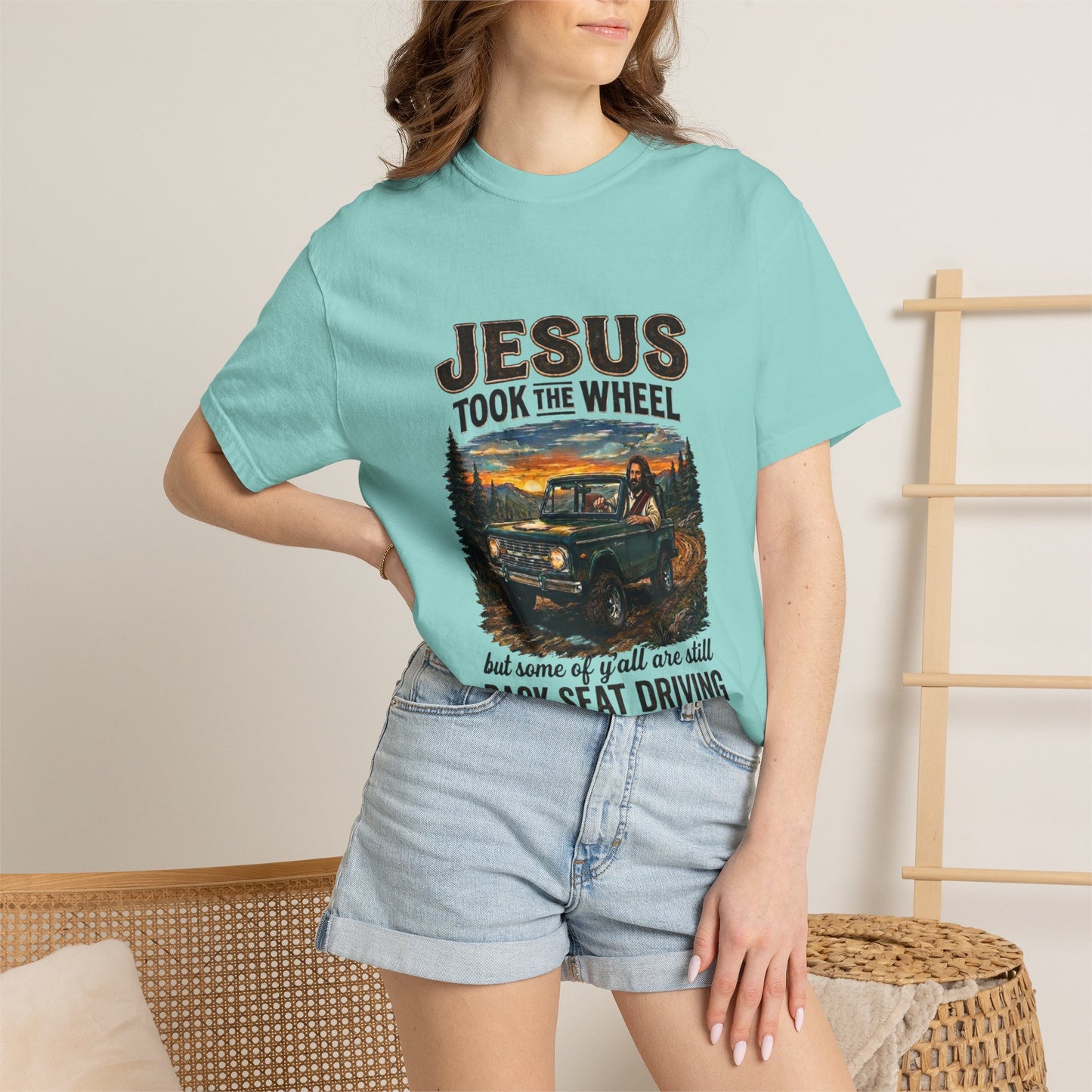 Jesus Took The Wheel  T-shirt