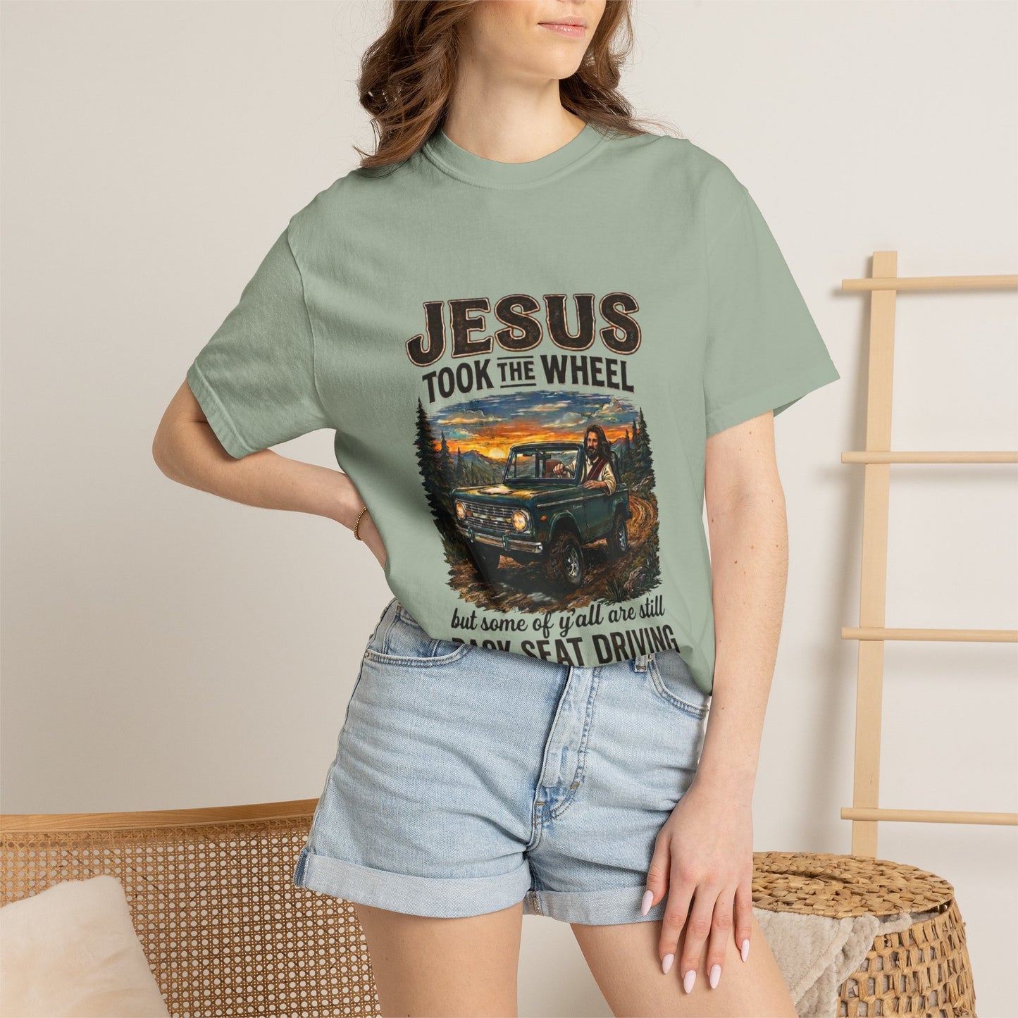 Jesus Took The Wheel  T-shirt