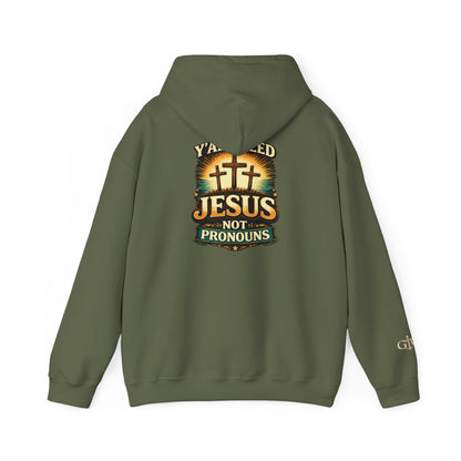 Jesus Not Pronouns Hoodie