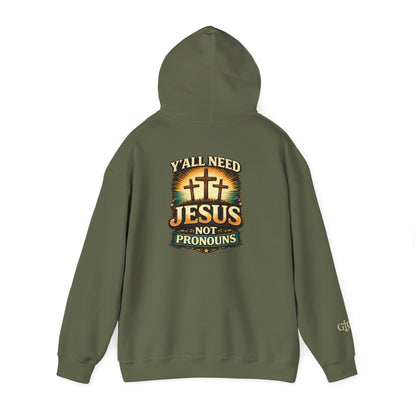 Jesus Not Pronouns Hoodie