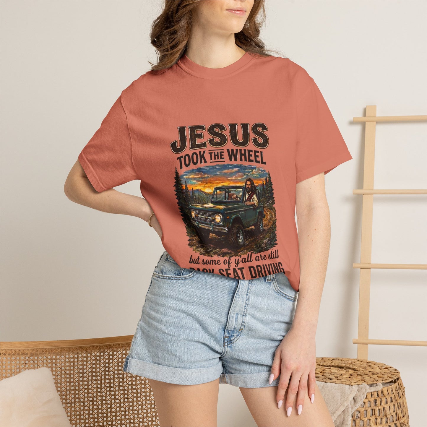 Jesus Took The Wheel  T-shirt