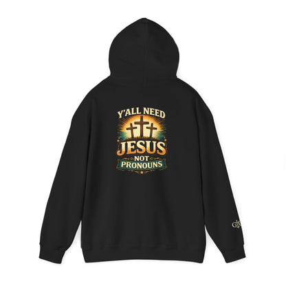 Jesus Not Pronouns Hoodie