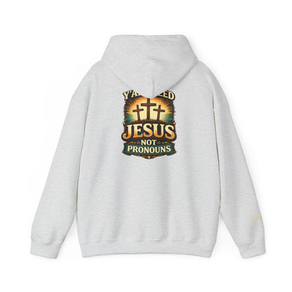 Jesus Not Pronouns Hoodie