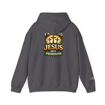 Jesus Not Pronouns Hoodie